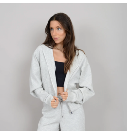 RD Style RD Style - Haidelyn Soft Knit Zip (Light Grey Melange)