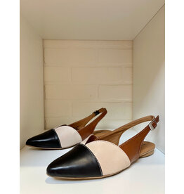 Miz Mooz Miz Mooz - Jayden Slingback (Black / Tan / Cognac)