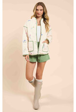 Sadie & Sage Sadie & Sage - Fair Weather Quilted Zip Up