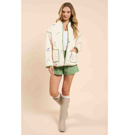 Sadie & Sage Sadie & Sage - Fair Weather Quilted Zip Up