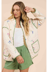 Sadie & Sage Sadie & Sage - Fair Weather Quilted Zip Up