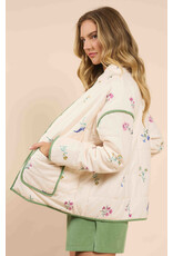 Sadie & Sage Sadie & Sage - Fair Weather Quilted Zip Up