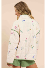 Sadie & Sage Sadie & Sage - Fair Weather Quilted Zip Up