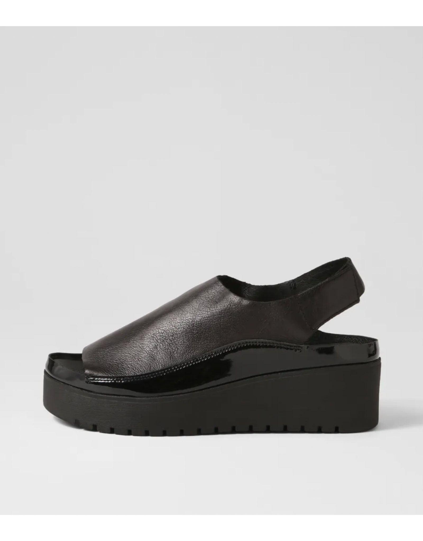 Django and Juliette Django & Juliette - Ober (Blk - Blk Leather Patent)