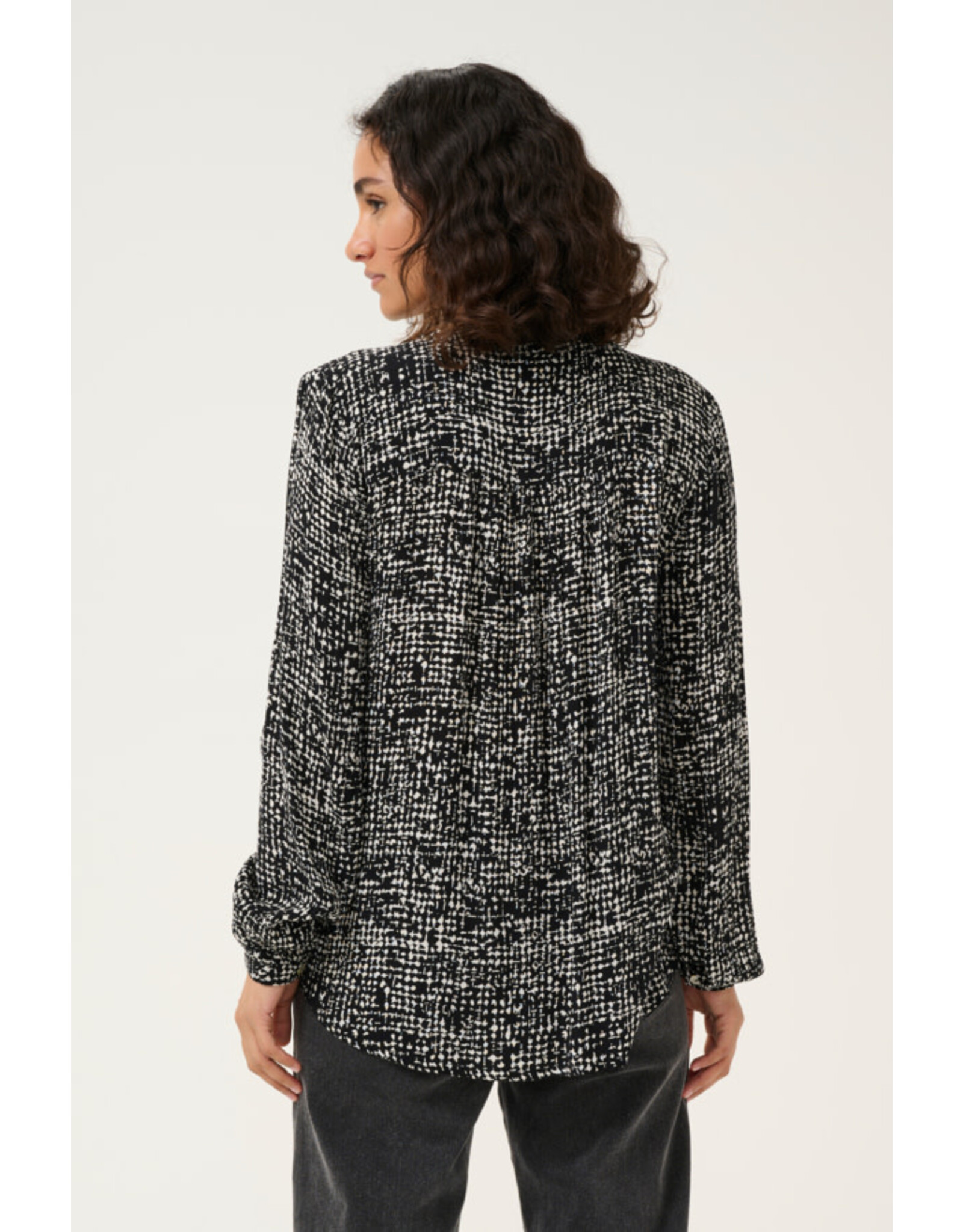 Kaffe Kaffe - Pollie Amber Blouse (Blk / Turtledove)