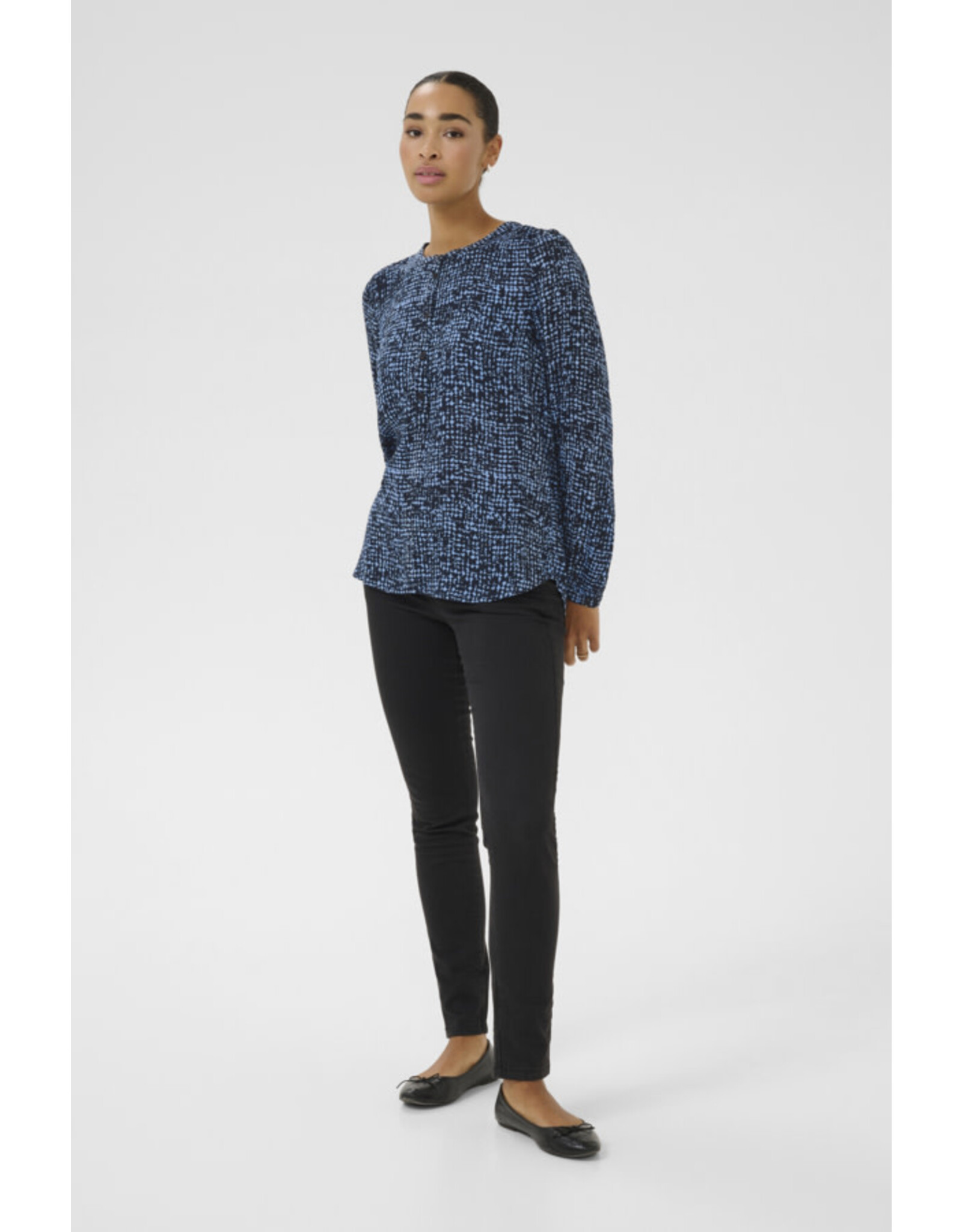 Kaffe Kaffe - Pollie Amber Blouse (Midnight / Blue)