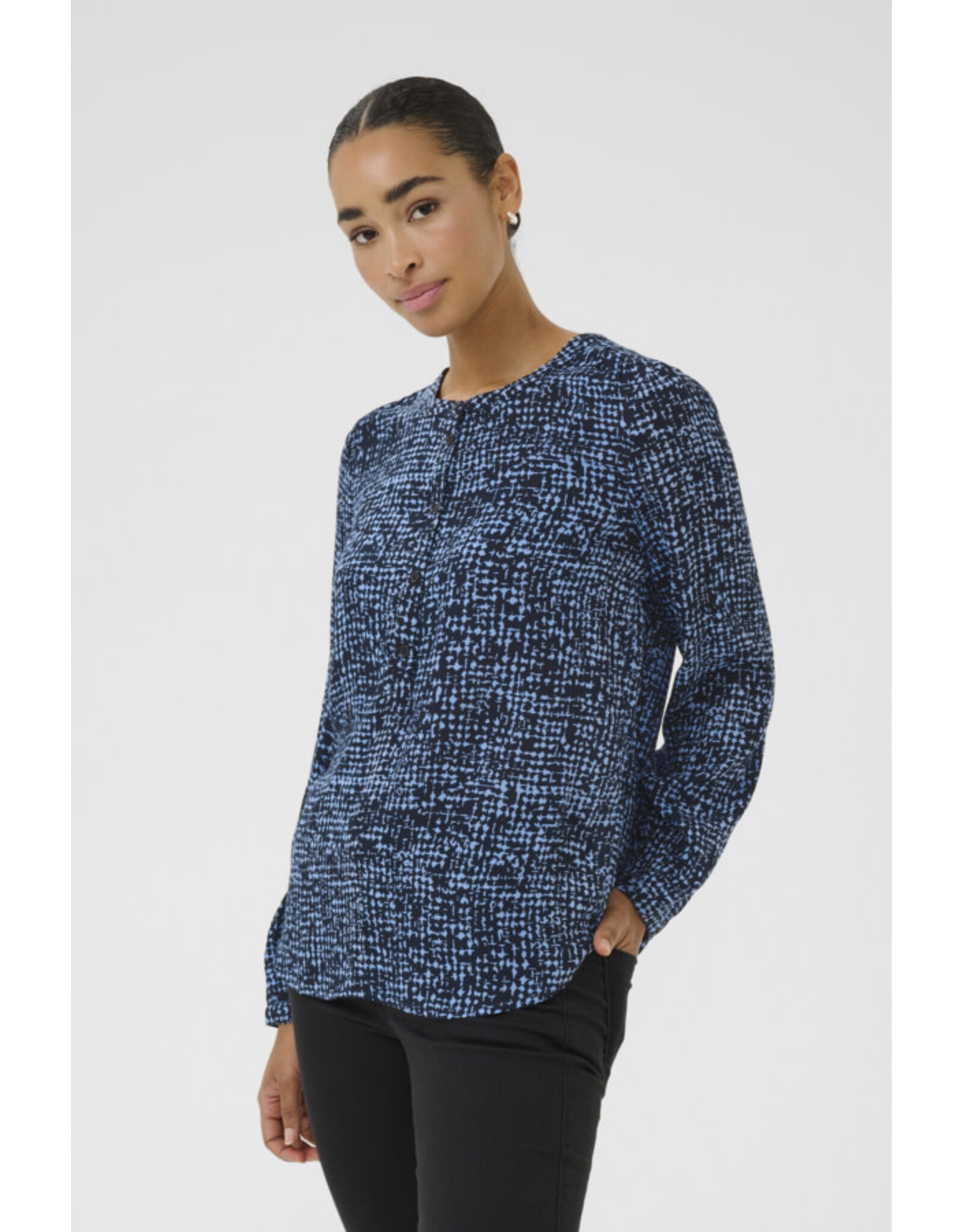 Kaffe Kaffe - Pollie Amber Blouse (Midnight / Blue)