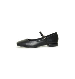 ICHI ICHI - Kathy Square Toe Mary-Jane Flats (Black)
