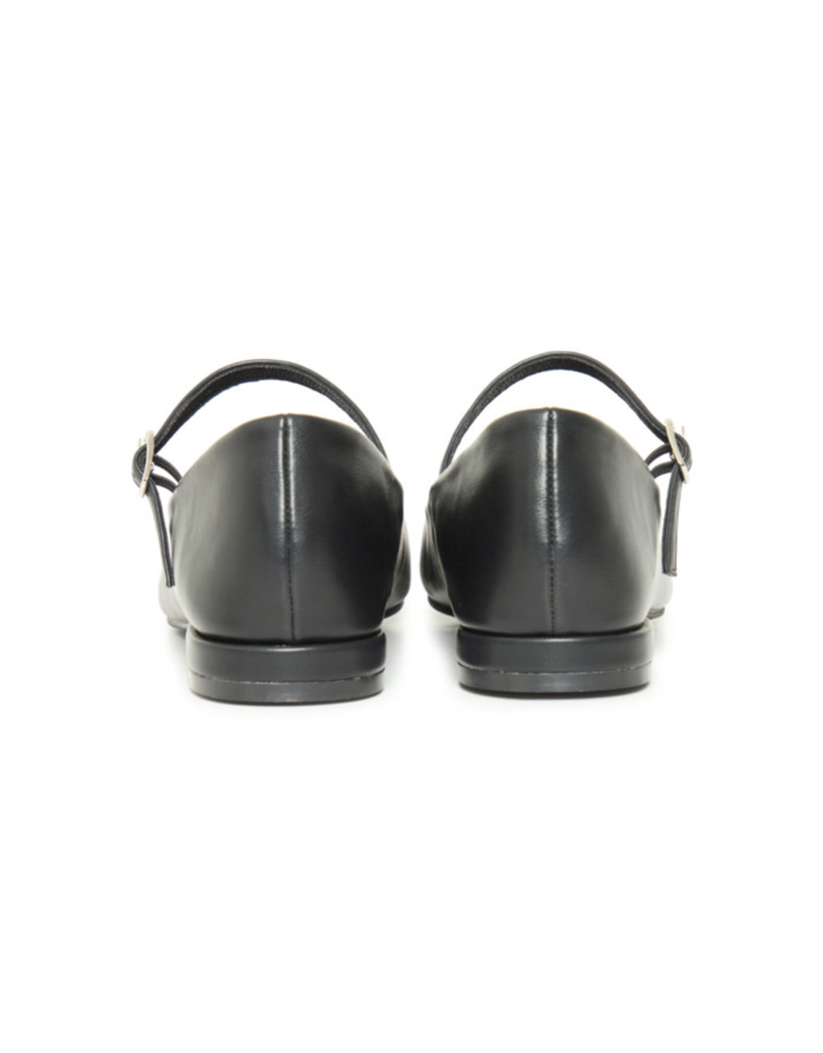 ICHI ICHI - Kathy Square Toe Mary-Jane Flats (Black)