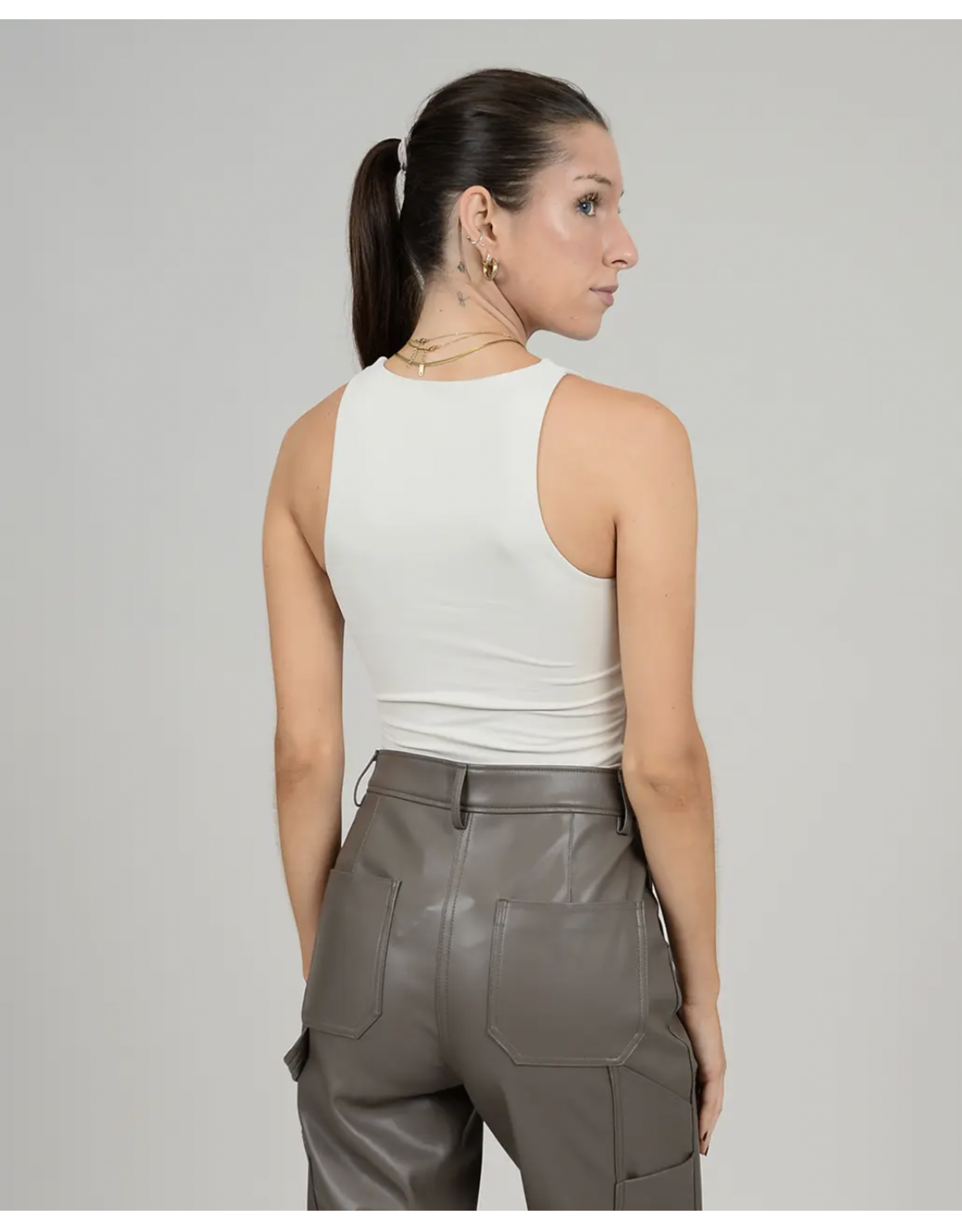 RD Style RD Style - Second Skin Roxanna crew neck bodysuit (white)