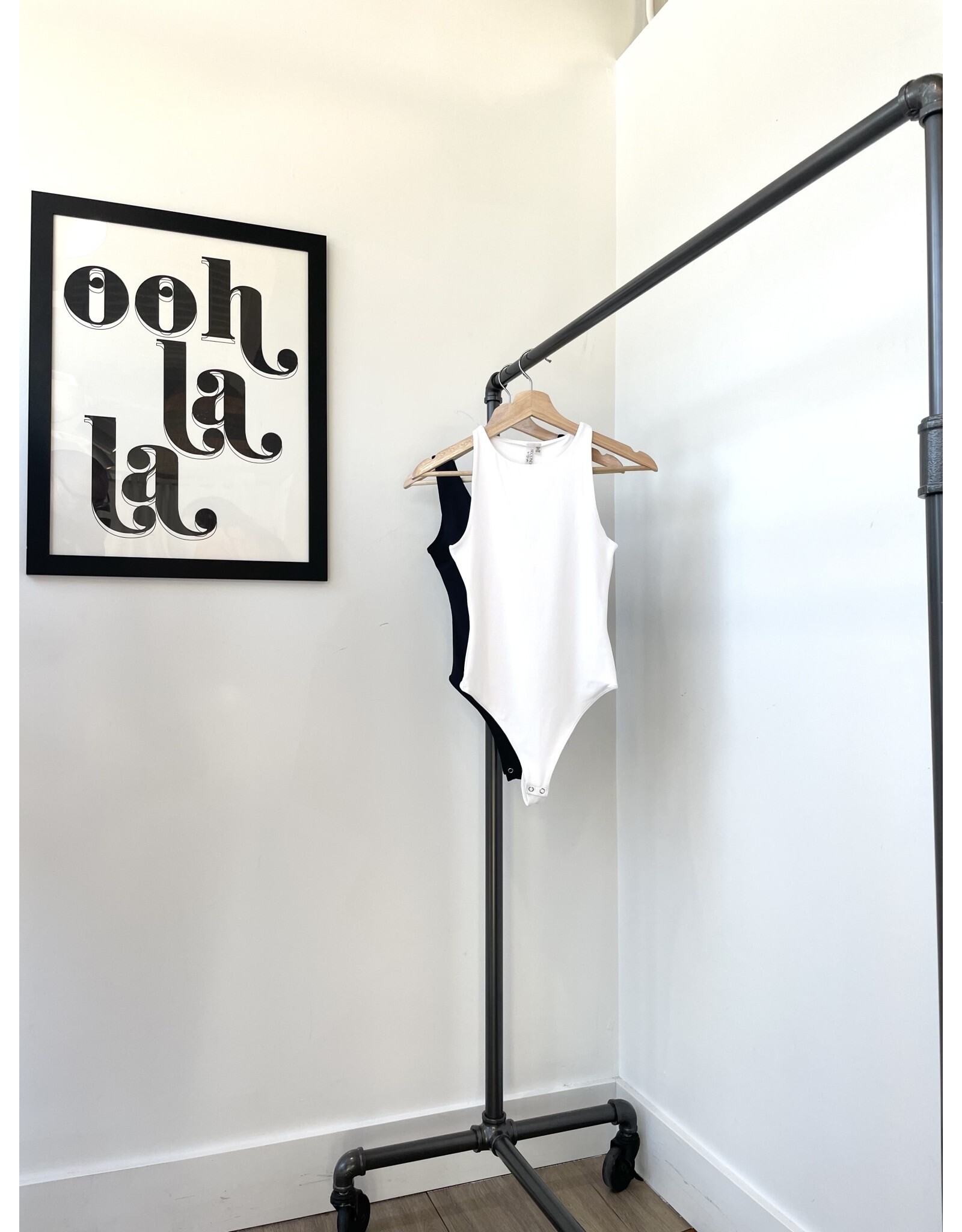 RD Style RD Style - Second Skin Roxanna crew neck bodysuit (white)