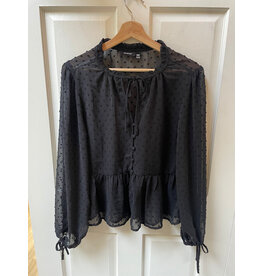RD Style RD Style - Tricia Puff Long Sleeve Top (Black)
