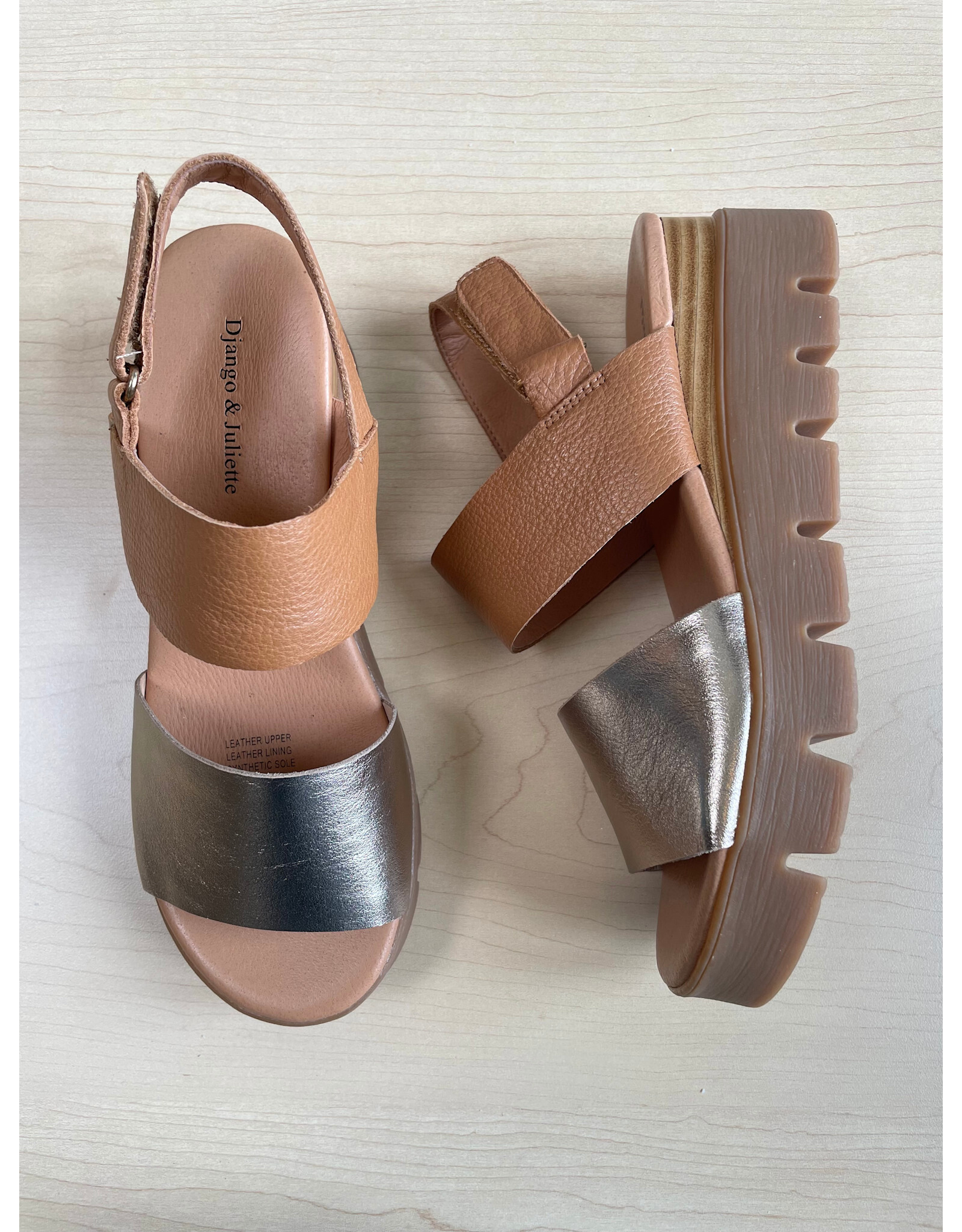Django and Juliette Django & Juliette - Runar (Champagne Tan / Tan Leather))