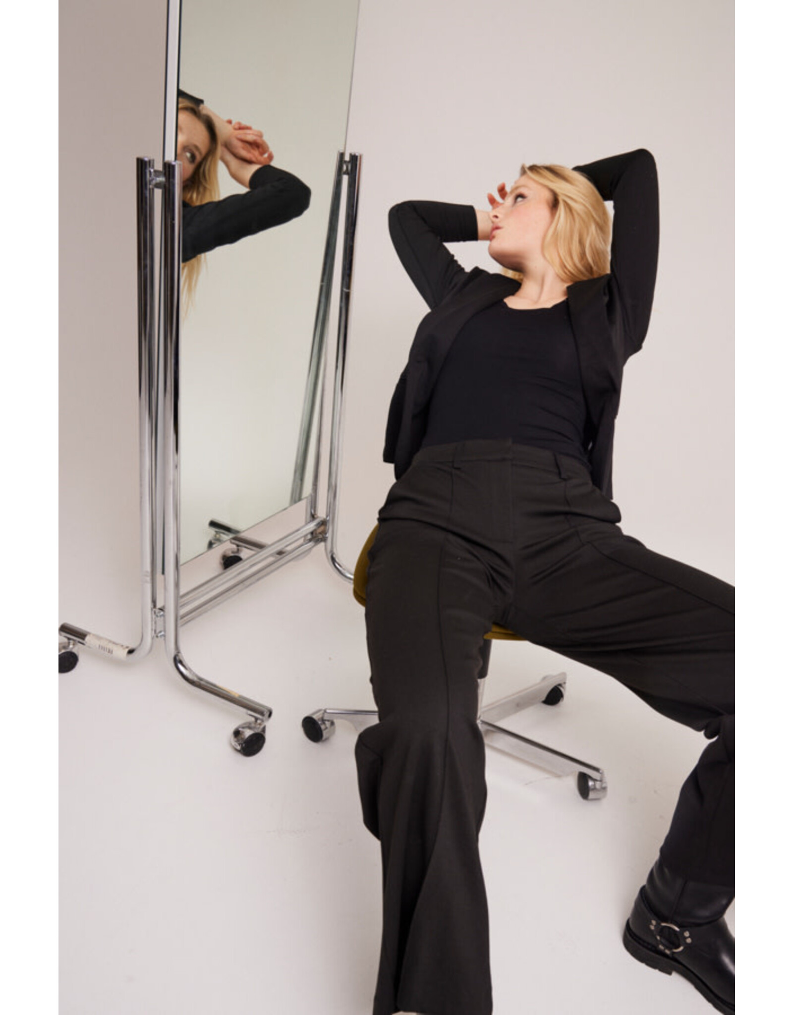 ICHI ICHI - Kate wide leg pants (black)