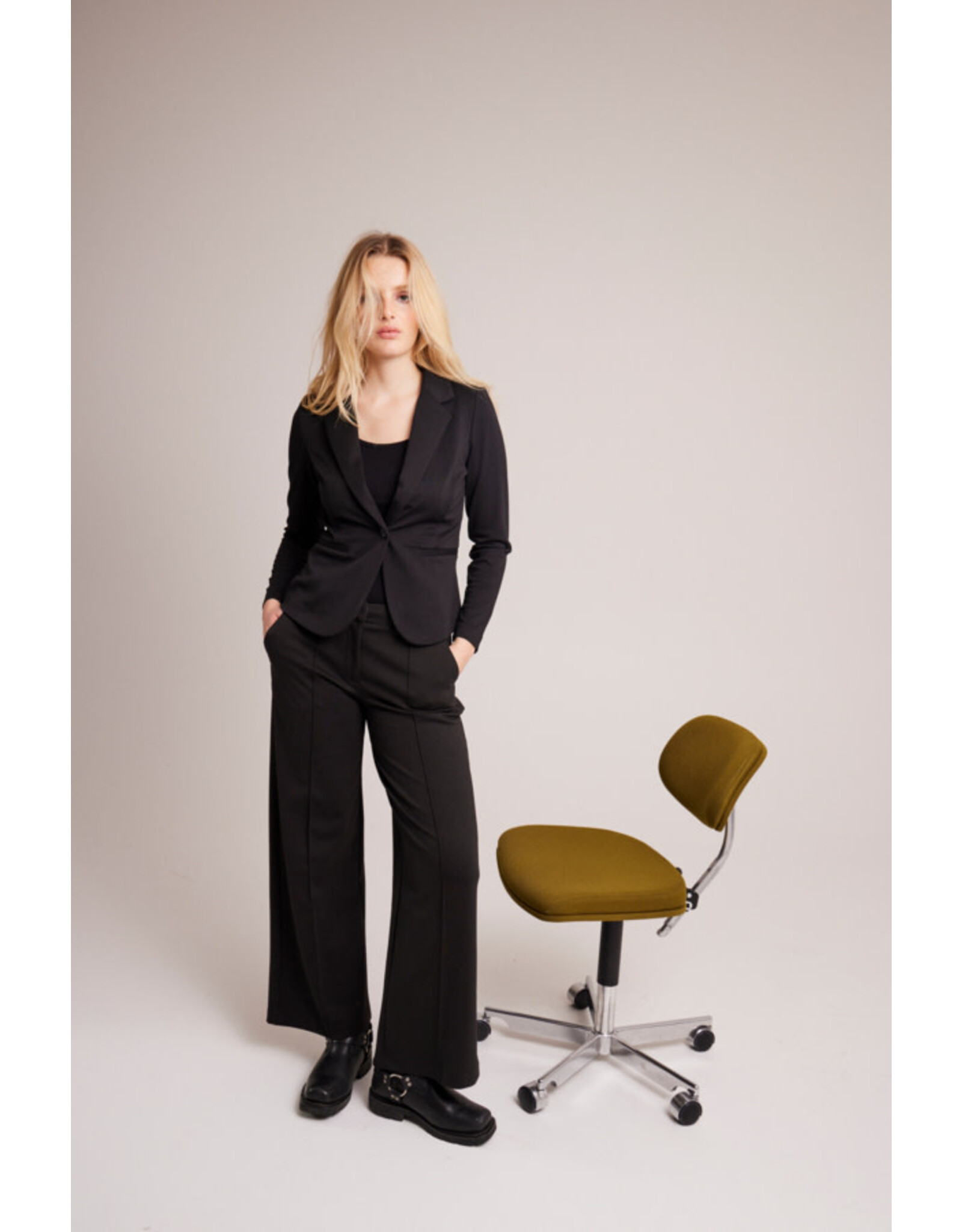 ICHI ICHI - Kate wide leg pants (black)