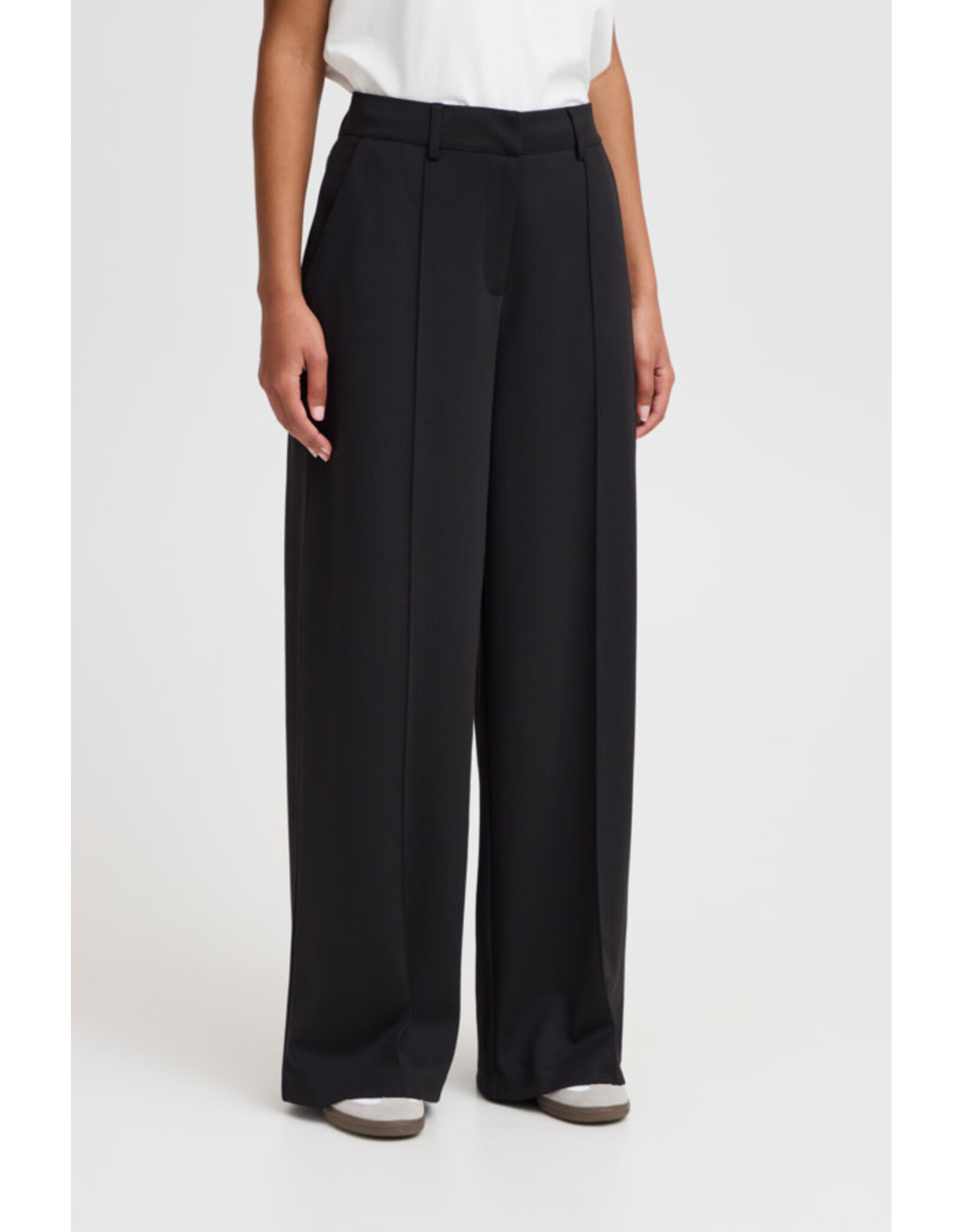 ICHI ICHI - Kate wide leg pants (black)