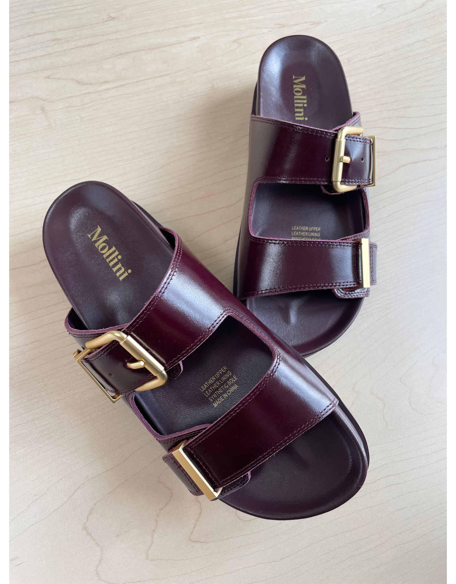 Mollini Mollini - Celeste (Burgundy Shine Leather)