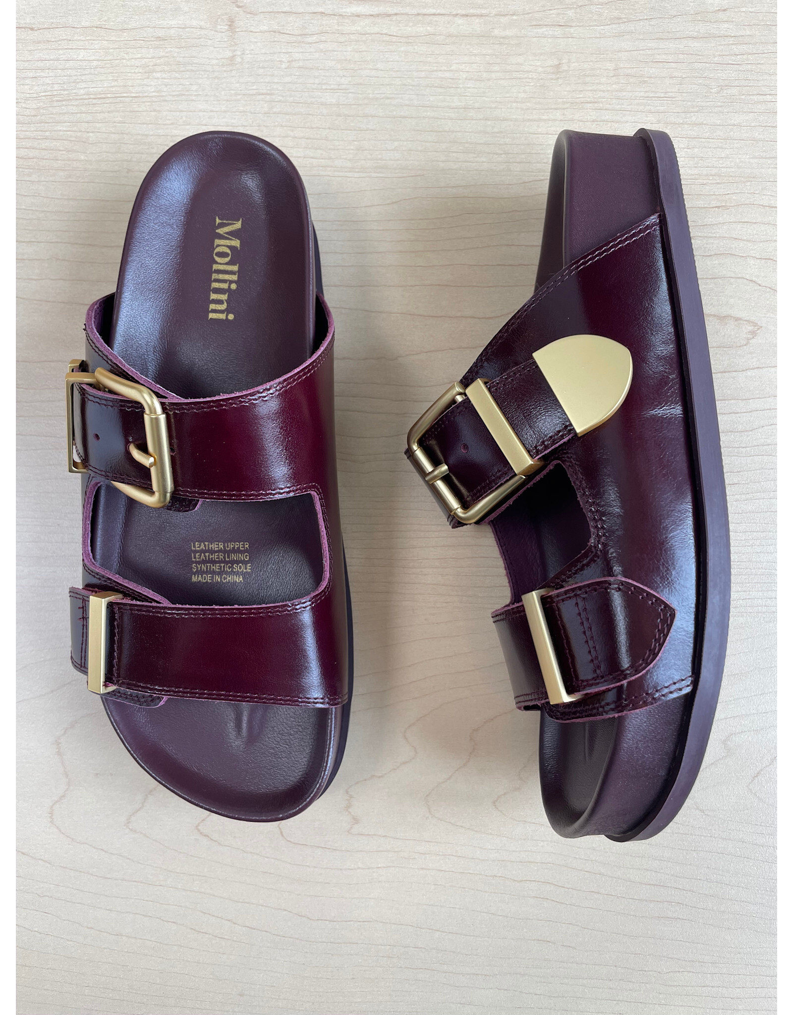 Mollini Mollini - Celeste (Burgundy Shine Leather)