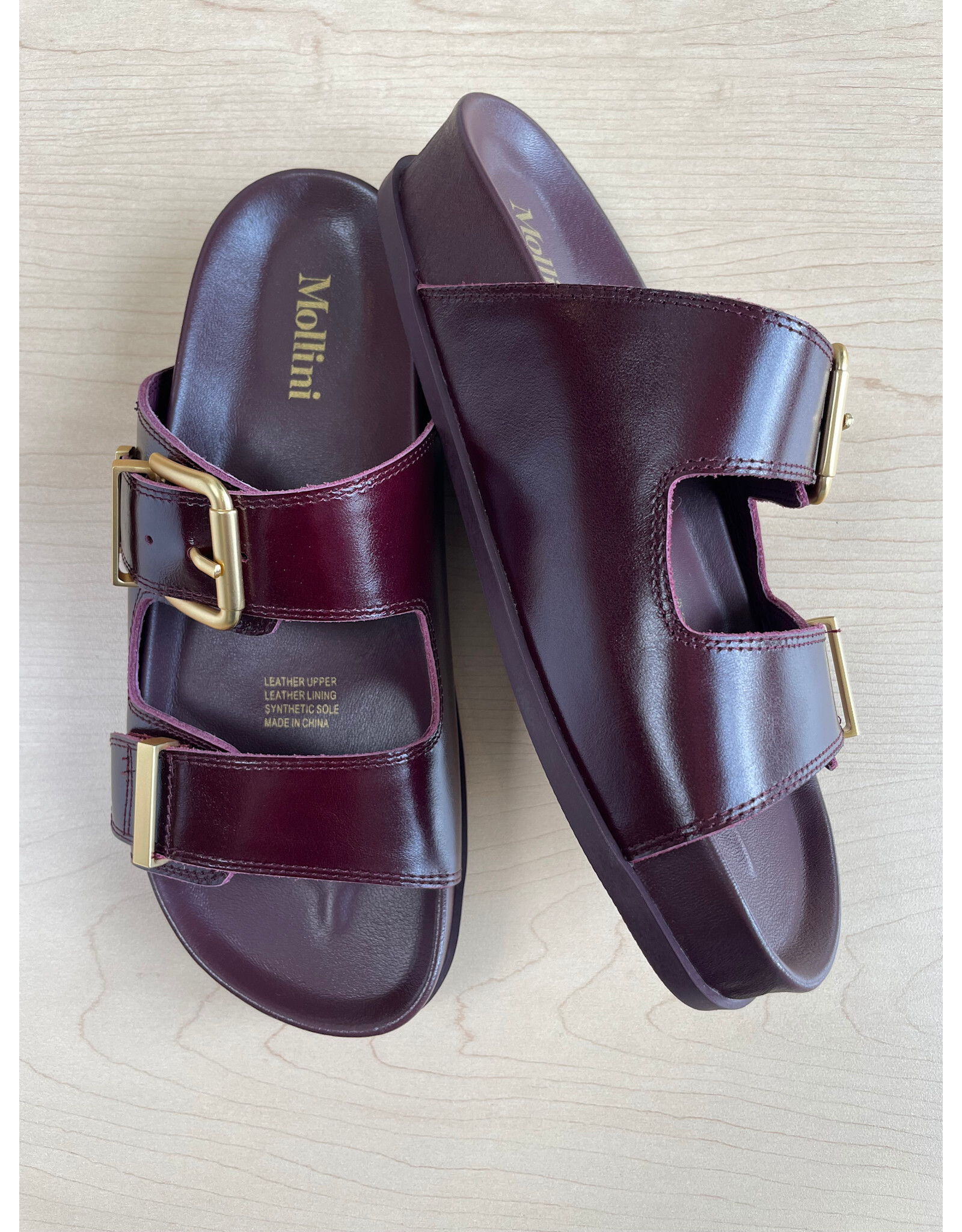 Mollini Mollini - Celeste (Burgundy Shine Leather)