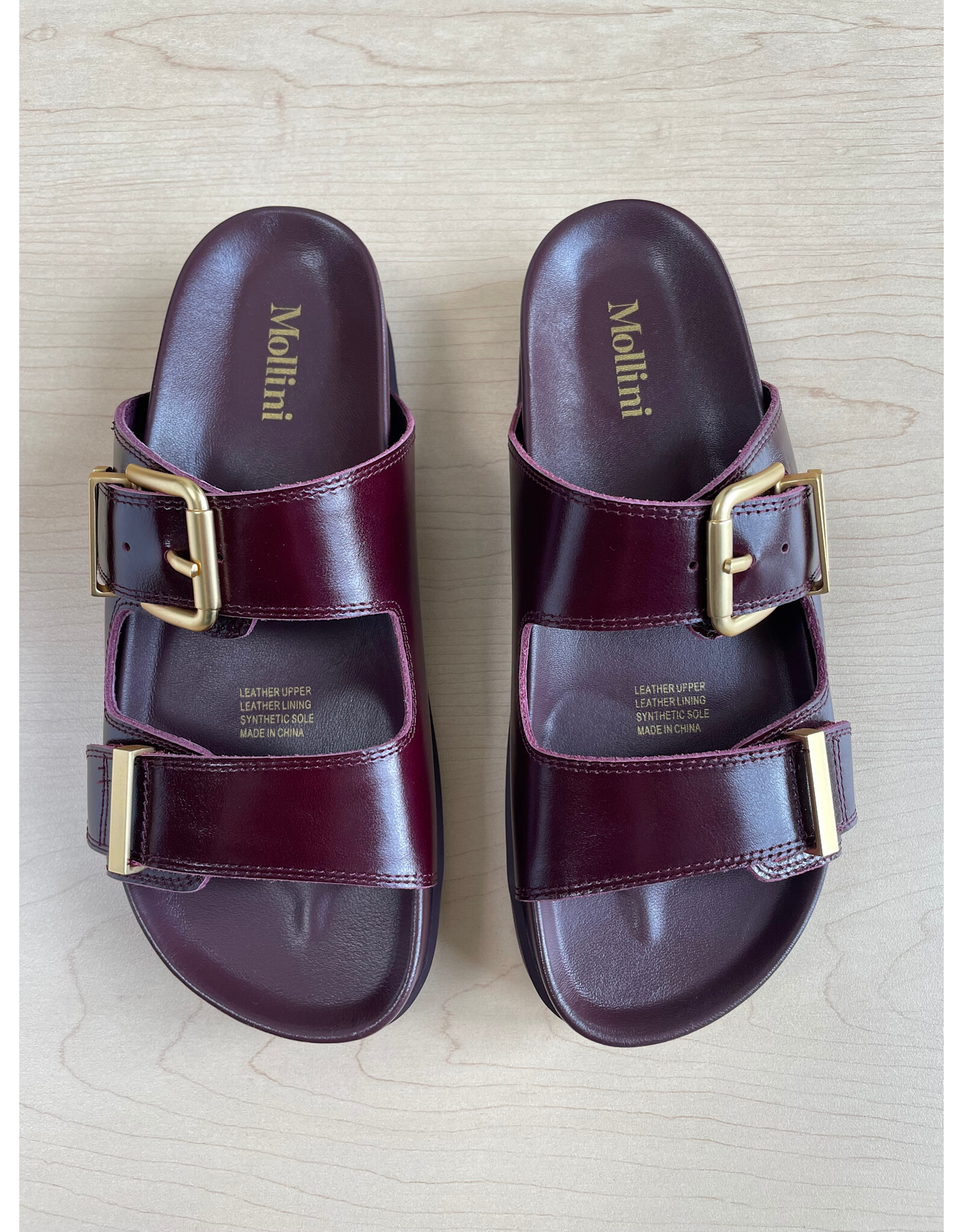 Mollini Mollini - Celeste (Burgundy Shine Leather)