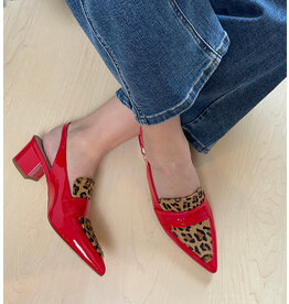 Django and Juliette Django & Juliette - Aiday (Red /Leopard/Patent/Pony)