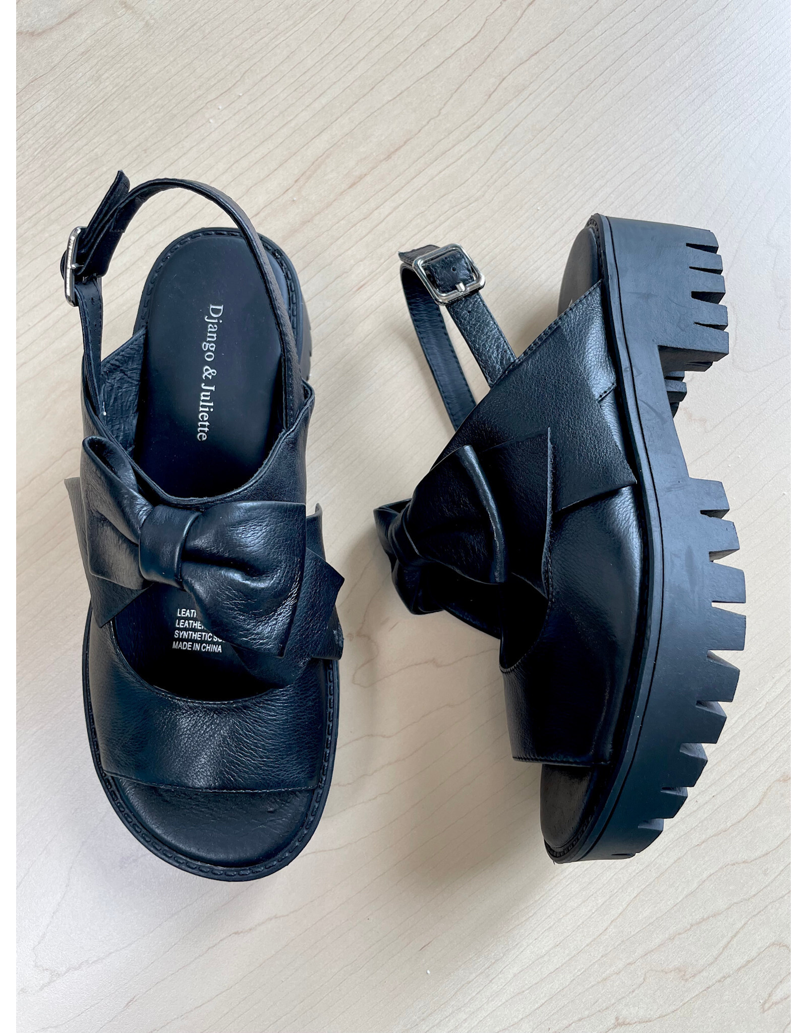 Django and Juliette Django & Juliette - Berker (Blk-Blk Leather)