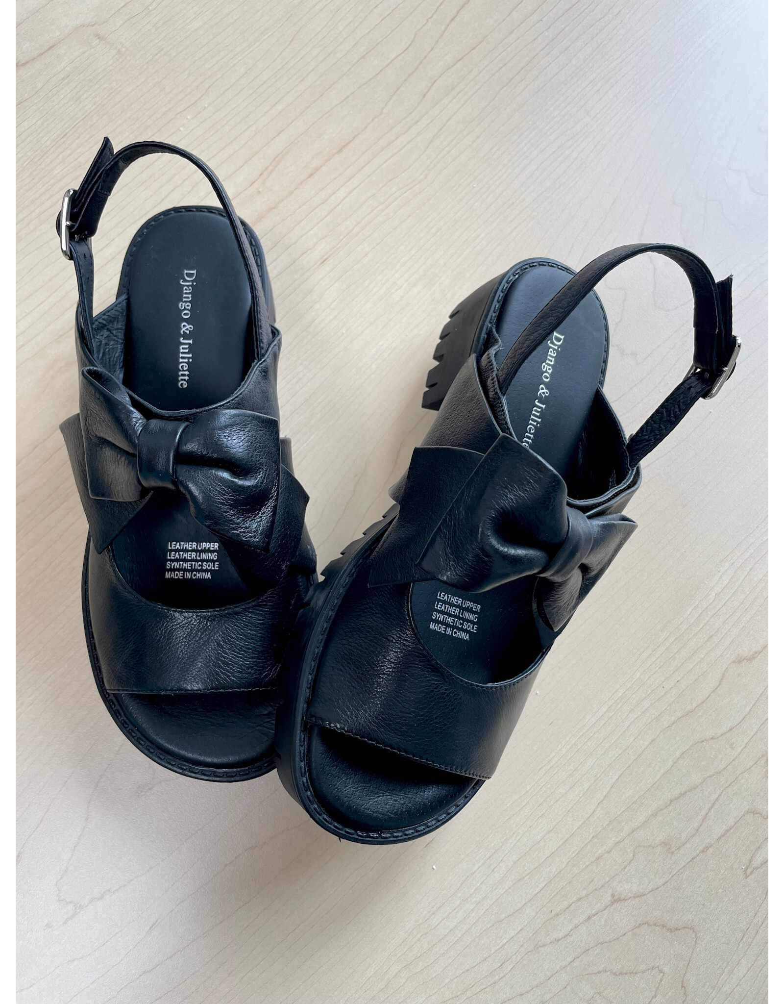 Django and Juliette Django & Juliette - Berker (Blk-Blk Leather)