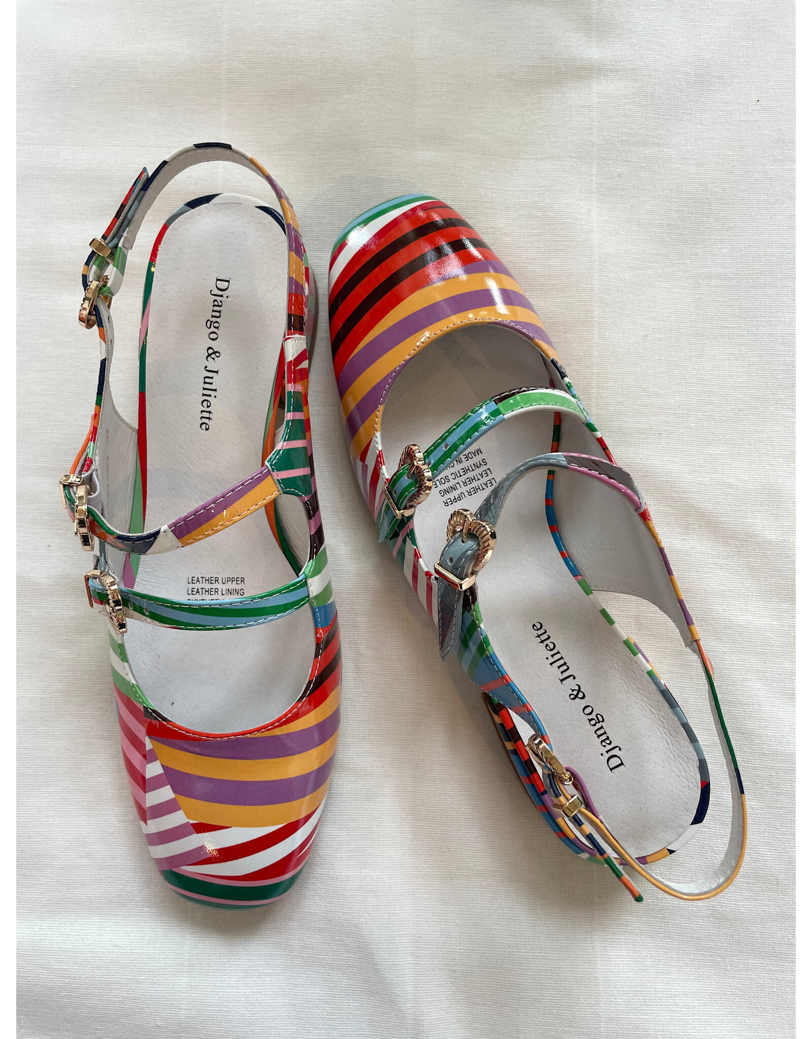 Django and Juliette Django & Juliette - Viraz (Stripe Patent Leather)