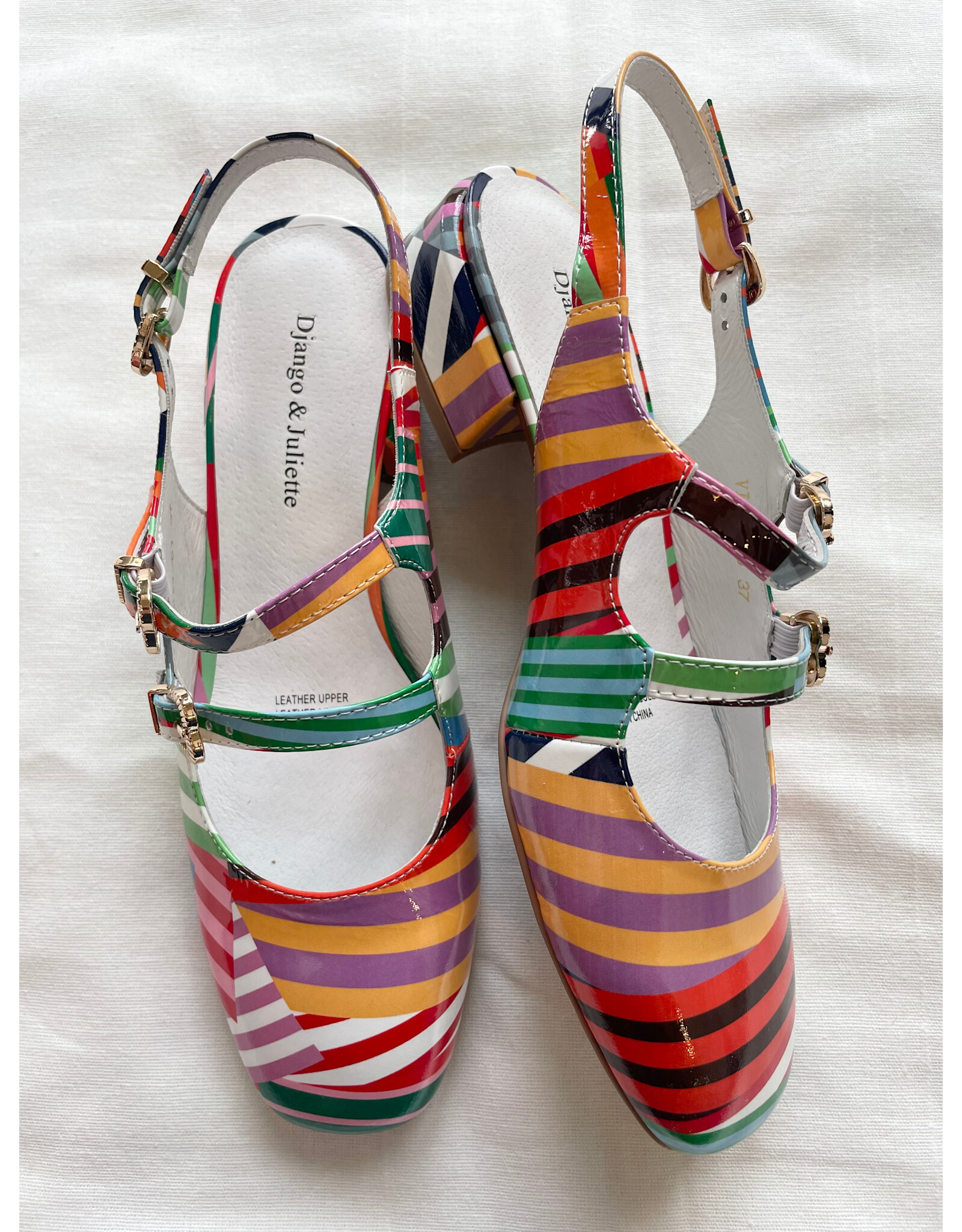 Django and Juliette Django & Juliette - Viraz (Stripe Patent Leather)