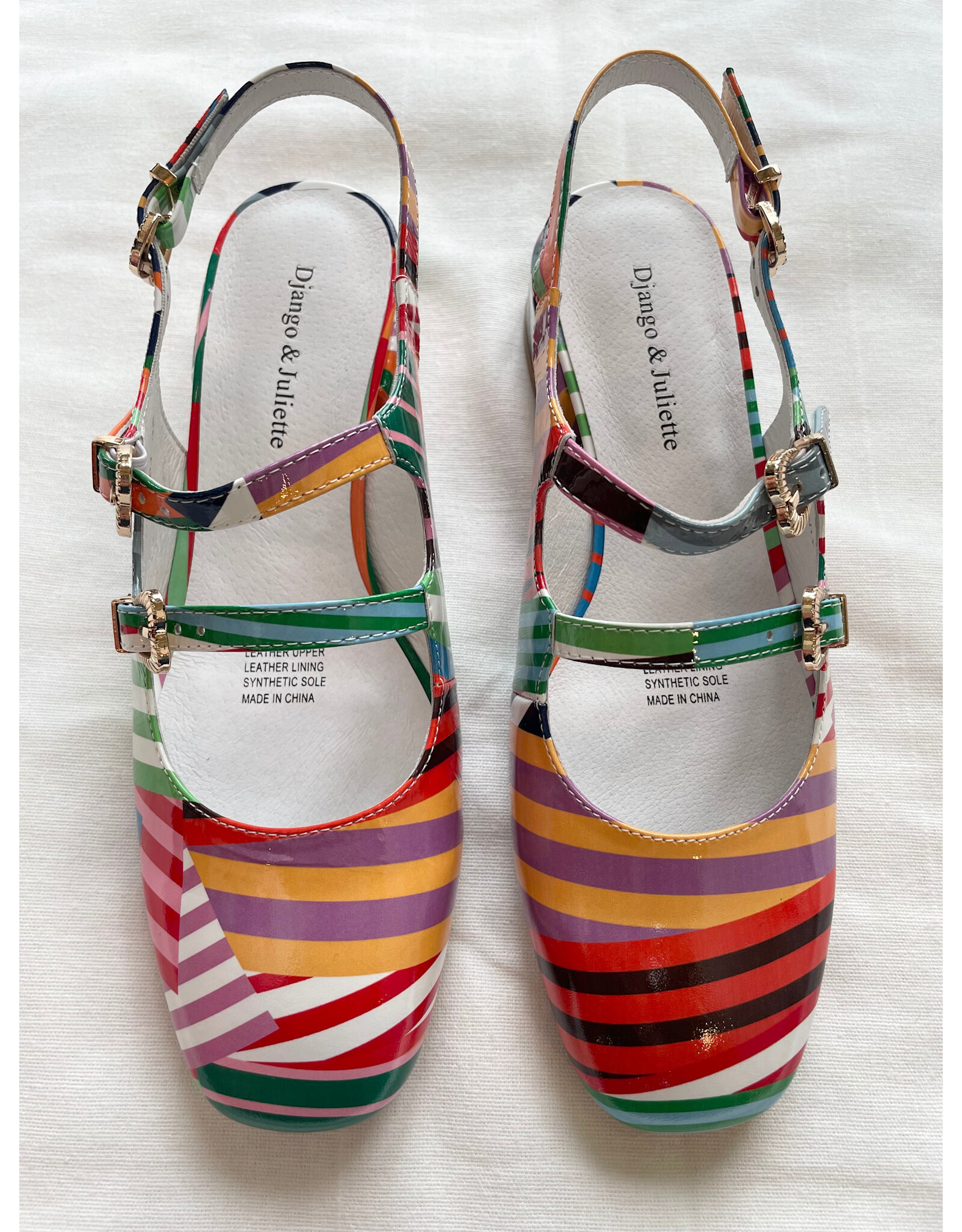 Django and Juliette Django & Juliette - Viraz (Stripe Patent Leather)