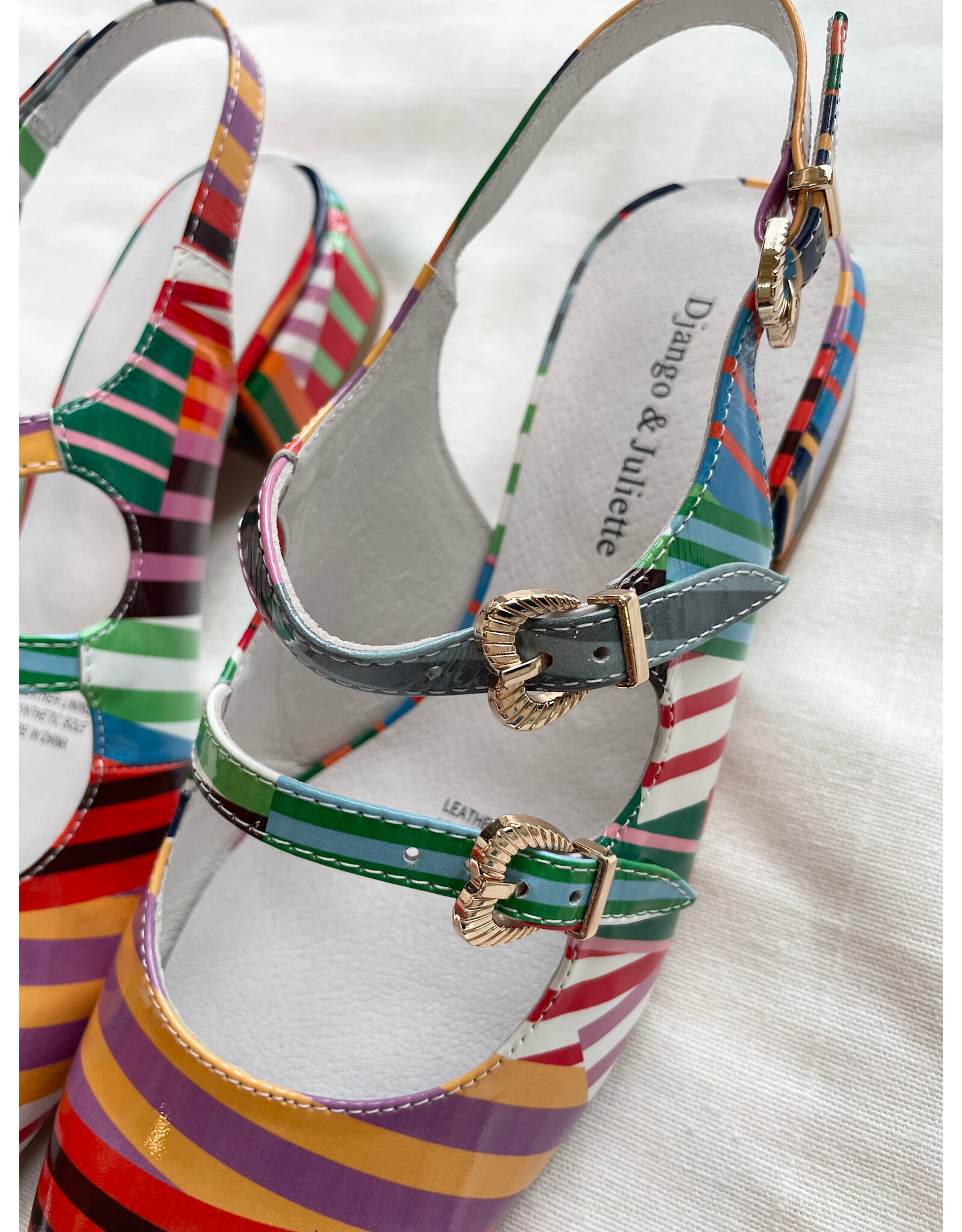 Django and Juliette Django & Juliette - Viraz (Stripe Patent Leather)