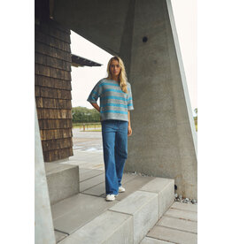 Kaffe Kaffe - Karla Flared Jean (Medium Blue)