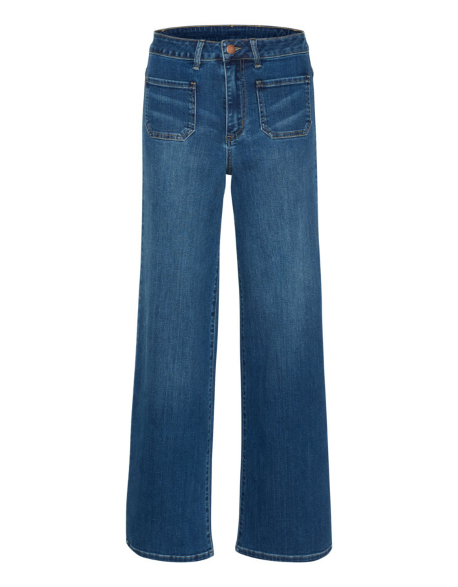 Kaffe Kaffe - Karla Flared Jean (Medium Blue)