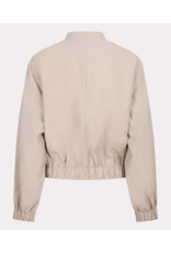 EsQualo EsQualo - Cropped Jacket with Elastic Waist (Sand)