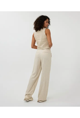EsQualo EsQualo - Linen Striped Trousers (Sand)