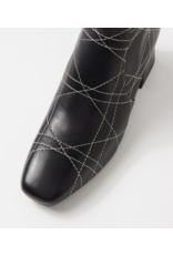 Django and Juliette Django & Juliette - Vian (Black - Cream stitch leather)