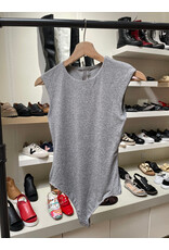 RD Style RD Style - Roxi Sleeveless Crewneck Bodysuit (Grey Melange)