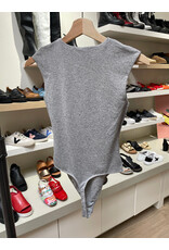 RD Style RD Style - Roxi Sleeveless Crewneck Bodysuit (Grey Melange)