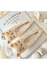 Pika & Bear Pika & Bear - "Double Trouble" Cat Face Duckbill Hair Clips (2)