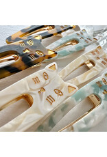 Pika & Bear Pika & Bear - "Double Trouble" Cat Face Duckbill Hair Clips (2)