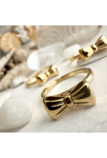 Pika & Bear Pika & Bear - "Fontange" Bow Ring (Gold)