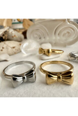 Pika & Bear Pika & Bear - "Fontange" Bow Ring (Silver)
