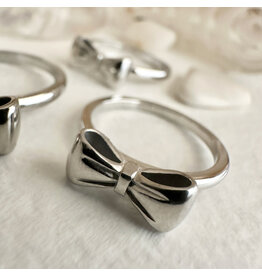 Pika & Bear Pika & Bear - "Fontange" Bow Ring (Silver)