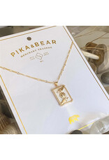Pika & Bear Pika & Bear - "Alchemy" Hands With Eye Framed Pendant Necklace