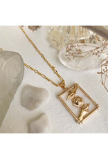 Pika & Bear Pika & Bear - "Alchemy" Hands With Eye Framed Pendant Necklace
