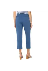 Liverpool Liverpool - Kelsey Crop Trouser with Cuff (French Blue)