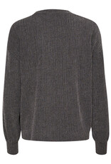 Kaffe Kaffe - Olga Top (Dark Grey Melange)