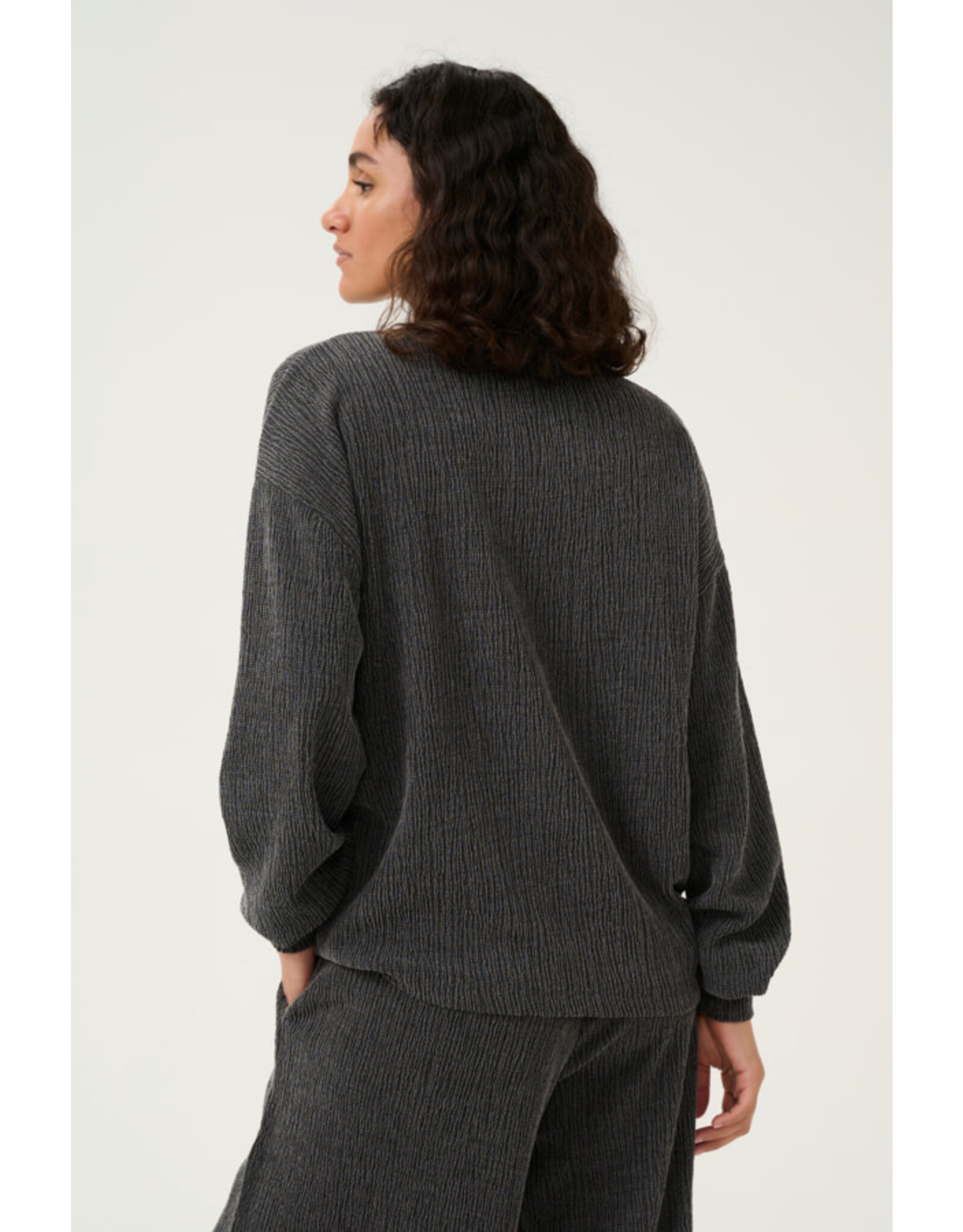 Kaffe Kaffe - Olga Top (Dark Grey Melange)