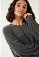 Kaffe Kaffe - Olga Top (Dark Grey Melange)