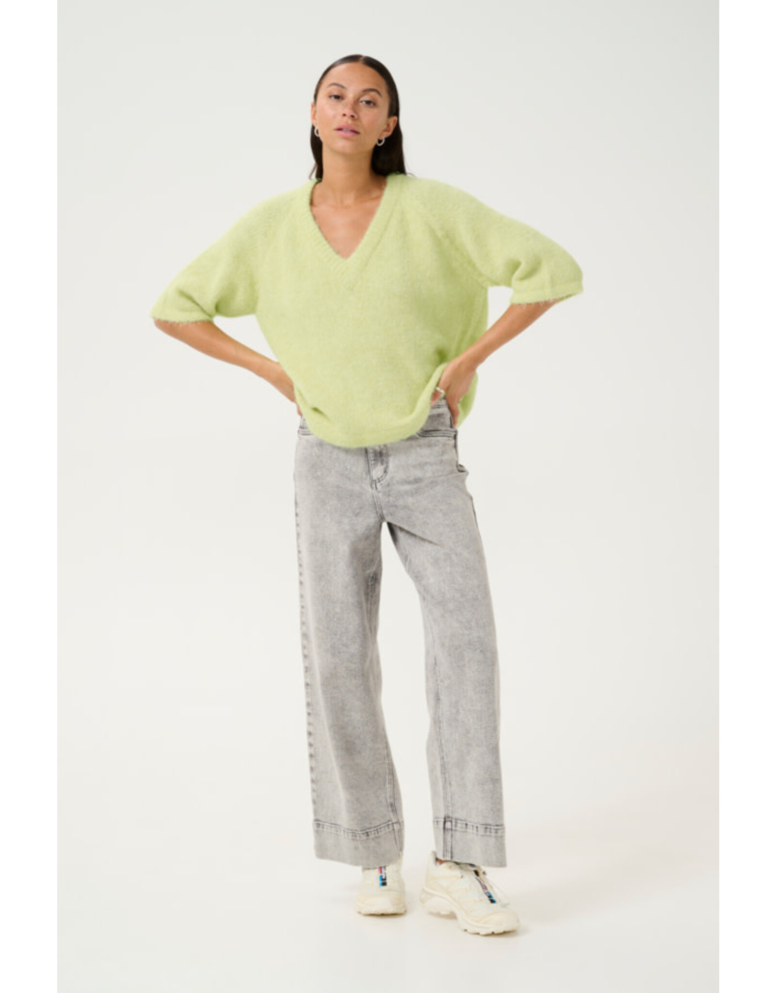Kaffe Kaffe - Emilie Pullover (Lettuce Green)